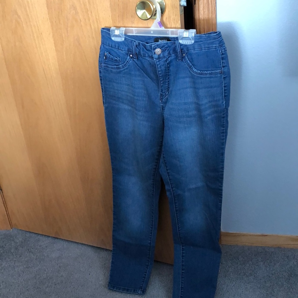 Skinny, crop jeans
